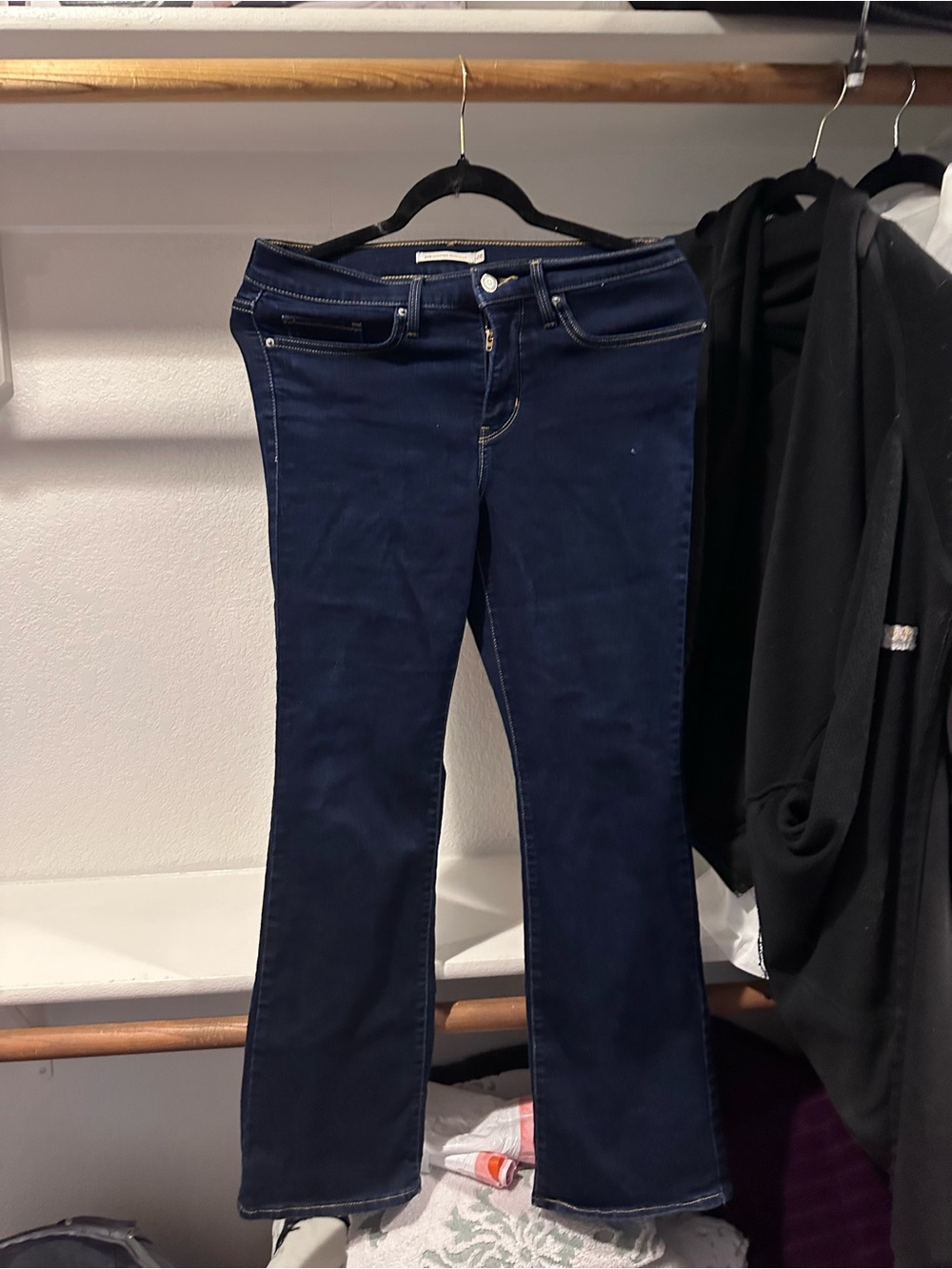 Women’s Dark Blue Stretch Bootcut Jeans Levi’s